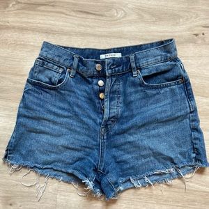 Pacsun high rise denim shorts
